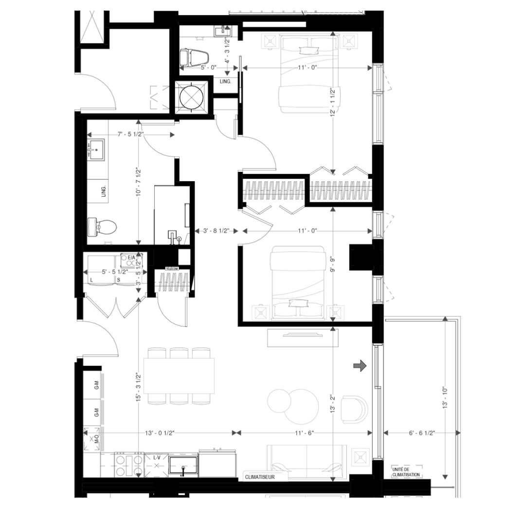 Le Sabrevois, rue du Chardonnay (B3) Les immeubles LPL